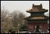 Mrs. Bush is joined by Mrs. Sarah Randt, wife of U.S. Ambassador to China Clark Randt, as they're taken on a tour Sunday, Nov. 20, 2005, of the Ming Tombs in Beijing.