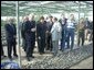  Agriculture Secretary Ann M. Veneman tours a nursery in Erbil, Iraq.