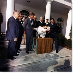 President Kennedy, 1963. Courtesy John F. Kennedy Presidential Library.