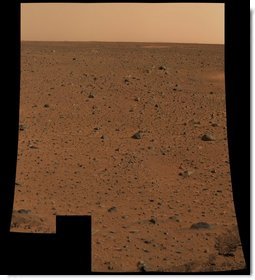 First Color Image from Spirit. This is the first color image of Mars taken by the panoramic camera on the Mars Exploration Rover Spirit. It is the highest resolution image ever taken on the surface of another planet. Photo by NASA/JPL.