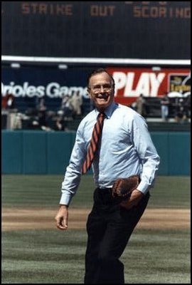 As a Yale standout who once caught the eye of a professional scout, President George H.W. Bush was fascinated with the game of baseball.