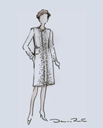 peggy Jennings coat and dress