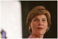 Laura Bush addresses remarks at the Teen Trendsetters Reading Mentors 2005 Annual Summit, July 26, 2005 at the Wyndham Orlando Resort, Orlando, Florida.