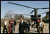 Laura Bush and U.S. Ambassador to Afghanistan Zalmay Khalilzad arrive at the Presidential Palace in Kabul, Afghanistan Wednesday, March 30, 2005.