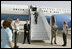 Laura Bush arrives at Queen Alia airport in Amman, Jordan May 20, 2005, beginning a five-day tour of Jordan, Israel and Egypt. Mrs. Bush traveled to Jordan to address the World Economic Forum at the Dead Sea May 21.