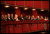 President George W. Bush and Laura Bush attend the Kennedy Center Honors Gala at the John F. Kennedy Center for the Performing Arts in Washington, D.C., Sunday, Dec. 3, 2006. Pictured with the first couple are Vice President Dick Cheney, Lynne Cheney and the honorees. From left, they are musical theater composer Andrew Lloyd Webber; film director Steven Spielberg, country singer Dolly Parton, conductor Zubin Mehta and singer and songwriter William "Smokey" Robinson.