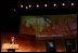 Mrs. Laura Bush addresses her remarks at the first-ever White House Summit on Malaria, Thursday, Dec. 14, 2006, at the National Geographic Society in Washington, D.C. The President's Malaria Initiative, a five-year $1.2 billion program to eradicate malaria in 15 countries, announced at the summit that it will launch a further $30 million Malaria Communities Program to build independent, sustainable malaria-control projects in Africa.