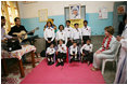 First Lady Laura Bush visits Mother Teresa's Jeevan Jyoti (Light of Life) Home for Disabled Children. New Delhi, India March 2, 2008.