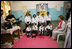 First Lady Laura Bush visits Mother Teresa's Jeevan Jyoti (Light of Life) Home for Disabled Children. New Delhi, India March 2, 2008.