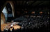 More than 2,000 guests, including Mrs. Laura Bush and former first family members going back to the Kennedy administration, attend the funeral service for former first lady Lady Bird Johnson Saturday, July 14, 2007, at the Riverbend Center in Austin, Texas.