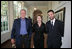 President George W. Bush and Mrs. Laura Bush welcome author Khaled Hosseini to the White House for a screening Sunday, Sept. 16, 2007, of the film adaptation of Hosseini's novel, "The Kite Runner," a fictional story of the friendship between Amir, a privileged boy, and Hassan, the son of his father's servant, in Afghanistan during the last days of the monarchy through the rule of the Taliban. Guests at the screening included: Vice President Dick Cheney; Secretary of Defense Robert Gates; Chairman of the Joint Chiefs of Staff General Peter Pace; National Security Advisor Stephen Hadley; Ambassador Said T. Jawad of Afghanistan; former U.S. Ambassador to Afghanistan, now U.S. Ambassador to the United Nations Zalmay Khalilzad; former U.S. Ambassador to Afghanistan Ronald E. Neumann; and President of the American University in Afghanistan Tom Stauffer.