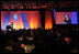 Mrs. Laura Bush accepts the 2008 Robert S. Folsom Leadership Award, presented by the Methodist Health System Foundation, Thursday, April 10, 2008, during an awards dinner at the Hilton Anatole Hotel in Dallas. In accepting the award, named after former Dallas Mayor Robert S. Folsom and which recognizes individuals who have demonstrated commitment and excellence in community leadership, Mrs. Bush said, "For more than 80 years, Methodist Health System has been an essential part of the Dallas community, and its good work reflects the faith-based principles of life, learning and compassion on which it was founded... I am honored to be here today to receive the Robert S. Folsom Leadership Award."