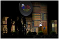 Mrs. Laura Bush addresses 5,400 participants on Monday, July 28, 2008 at the Fifth Annual Reading First National Conference at the Gaylord Opryland Resort & Convention Center in Nashville, Tenn.