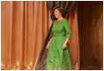 Mrs. Laura Bush is introduced at the 2008 National Book Festival Gala Performance Friday, Sept. 26, 2008, where Mrs. Bush delivered remarks at the Library of Congress in Washington, D.C.