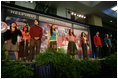 The performance Will Power to Youth is staged, Thursday, Oct. 27, 2005 at Howard University in Washington, at the White House Conference on Helping America's Youth. 