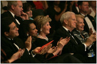 Laura Bush attends the National Book Festival Gala, an annual celebration of books and literature, at the Library of Congress in Washington, D.C., Friday, Sept. 23, 2005. 