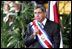 President Oscar Arias speaks during his inauguration at the Estadio Nacional in San Jose, Costa Rica, Monday, May 8, 2006.