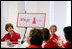 Mrs. Laura Bush and Dr. Elizabeth Nabel, Director of the National Heart, Lung and Blood Institute, participate in a women’s heart health roundtable in New York Friday, Feb. 2, 2007, to highlight the Heart Truth campaign during American Heart Month. This year marks the fifth anniversary of the Heart Truth and new data shows more women are aware that heart disease is the number one killer of women, and that fewer women are dying of heart disease. White House photo by Shealah Craighead 