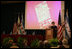 Mrs. Laura Bush addresses her remarks at the CeaseFire CEO Summit at the University of Illinois at Chicago, Thursday, March 29, 2007, where Mrs. Bush praised the CeaseFire Chicago program as an outstanding example of how communities can work together to provide our nation's youth with a safe and positive place to learn and grow.