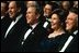 President George W. Bush and Laura Bush attend a benefit gala for the historic Ford's Theatre in Washington, D.C., Sunday, March 2, 2003. White House photo by Paul Morse.