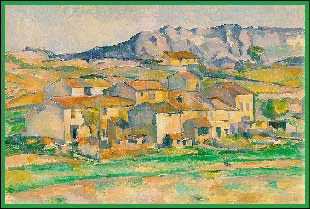 Mont Sainte-Victoire and Hamlet Near Gardanne