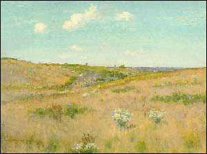 "Shinnecock Hills, Long Island-"by William Merritt Chase