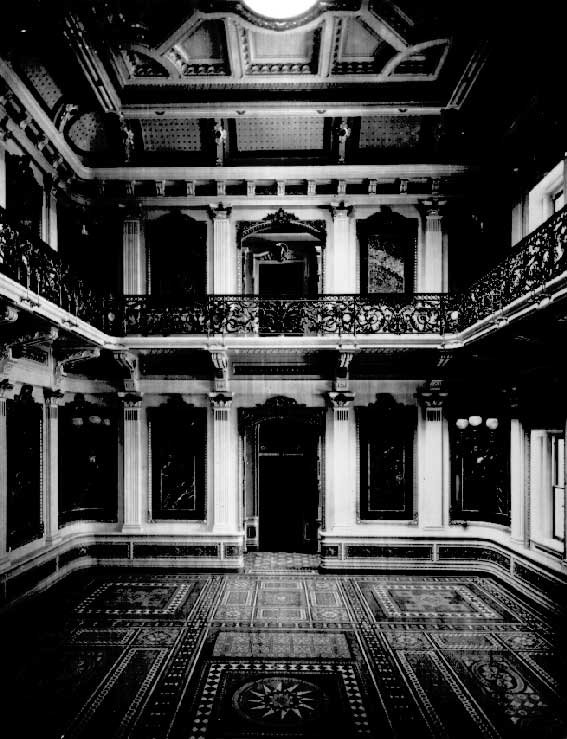 Photo of the Navy Library (before the room was known as the Indian Treaty Room)