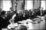 President Gerald Ford Ford meets with his Cabinet in the Cabinet Room, November 15, 1974.