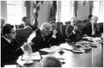 President Gerald Ford Ford meets with his Cabinet in the Cabinet Room, November 15, 1974.