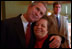 Just two days after his inauguration, President George W. Bush welcomes guests to the White House for a Sunday brunch Jan. 22, 2001. 