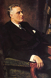 Portrait of Franklin D. Roosevelt