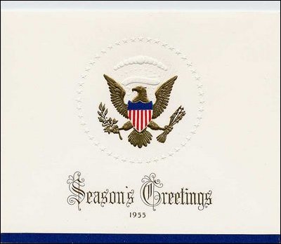 1955 White House Gift Enclosure Card.