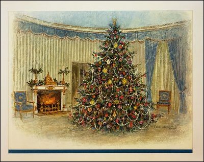 1967 White House Holiday Card.