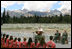 Mrs. Laura Bush meets with Junior Rangers at Grand Teton National Park, Wyoming, 2007. White House Photo by Shealah Craighead