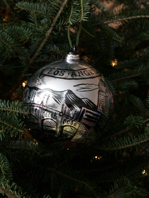 California Congresswoman Lucille Roybal-Allard selected artist Daniel Gonzalez to decorate the 34th District's ornament for the 2008 White House Christmas Tree