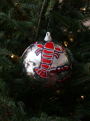 Louisiana Congressman Charlie Melancon selected artist Paula Lapeyrouse to decorate the 3rd District's ornament for the 2008 White House Christmas Tree.