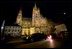 President George W. Bush's limousine waits outside Prague Castle in Prague, Czech Republic, Nov. 20, 2002. President Bush traveled to Prague to attend the NATO Summit and honor Czech President Vaclav Havel. White House photo by Paul Morse