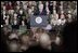 President George W. Bush delivers remarks to U.S. Troops at Wiesbaden Army Air Field in Wiesbaden, Germany, Wednesday, Feb. 23, 2005.