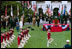 State Arrival Ceremonies for the Republic of Kenya included a military review on the South Lawn of the White House. White House photo by Tina Hager