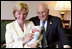  Vice President Dick Cheney and his wife, Lynne Cheney, welcomed their sixth grandchild, Samuel David Cheney, Wednesday, May 23, 2007. He weighed 8 lbs., 6 oz and was born at 9:46 a.m. at Sibley Hospital in Washington, D.C. His parents are the Cheneys’ daughter Mary, and her partner, Heather Poe. White House photo by David Bohrer