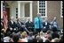 Lynne Cheney hosts Constitution Day 2004 "Telling America’s Story," with 200 third grade students from Fairfax County Public Schools at Gunston Hall Plantation, the historic home of George Mason, in Mason Neck, Va., Friday, Sept. 17, 2004. This year's Constitution Day highlights Founding Father George Mason, who did not sign the U.S. Constitution 217 years ago because it lacked a bill of rights.