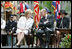 Mrs. Lynne Cheney speaks with His Royal Highness The Prince Philip, Duke of Edinburgh, Friday, May 4, 2007 during a ceremony at Jamestown Settlement in Williamsburg , Virginia. Her Majesty Queen Elizabeth II and Prince Philip joined Vice President Dick Cheney and Mrs. Cheney for a visit to Jamestown to mark the 400th anniversary of the historic site. White House photo by David Bohrer