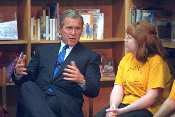 President visited with students at Concord, Middle School in North Carolina.