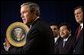 President George W. Bush speaks with The Latino Coalition in the Dwight D. Eisenhower Executive Office Building Wednesday, Feb. 26, 2003. Pictured with the President are Hector Barreto, Small Business Administration Administrator; Alberto Gonzales, Counsel to the President and Mel Martinez, Secretary of Housing and Urban Development.  White House photo by Tina Hager