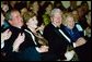 President George W. Bush and Laura Bush attend the 2003 National Book Festival Gala Performance and Dinner at the Library of Congress in Washington, D.C., Oct. 3, 2003. White House photo by Susan Sterner