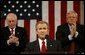  President George W. Bush delivers his State of the Union Address to the nation and a joint session of Congress in the House Chamber of the U.S. Capitol Tuesday, Jan. 20, 2004. "We have not come all this way – through tragedy, and trial, and war – only to falter and leave our work unfinished. Americans are rising to the tasks of history, and they expect the same of us," said President Bush in his remarks. White House photo by Eric Draper