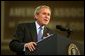 President George W. Bush gives remarks to the American Associations of Community Colleges annual convention in Minneapolis, Minn., Monday, April 26, 2004. White House photo by Paul Morse.