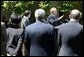 President George W. Bush and His Majesty King Abdullah Bin Al Hussein of Jordan hold a joint press conference in the Rose Garden Thursday, May 6, 2004. White House photo by Paul Morse