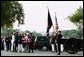 Former President Ronald Reagan's casket is transfered onto horse-drawn caisson at 1600 Constitution Avenue near the White House, Wednesday, June 9, 2004. White House photo by Joyce Naltchayan.