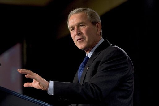 President George W. Bush delivers remarks to the National Urban League Conference in Detroit, Mich., Friday, July 23, 2004. White House photo by Eric Draper